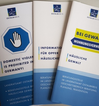 Informationen für Opfer häuslicher Gewalt Informationen für Opfer häuslicher Gewalt